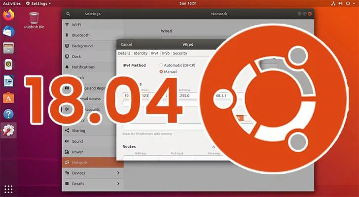 End of Ubuntu 18.04